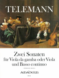 BP 0640 &bull; TELEMANN Zwei Sonaten für Viola und Bc, Part. & St