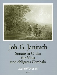BP 1793 &bull; JANITSCH Sonate in C-dur [Erstdruck] - Part.u.St.