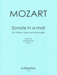 VV 637 &bull; MOZART - Sonate a-moll - Partitur und 3 Stimmen