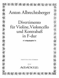 BP 0615 &bull; ALBRECHTSBERGER, Anton   Divertimento in F-dur