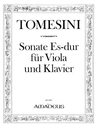 BP 1394 &bull; TOMESINI Sonate Es-dur für Viola und Klavier