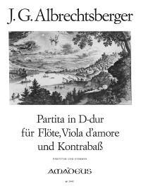 BP 2443 &bull; ALBRECHTSBERGER, J.G.  Partita D-dur - Part.u.St.
