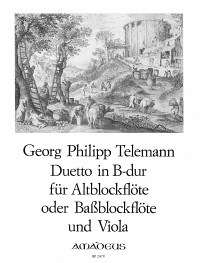 BP 2479 &bull; TELEMANN Duetto B-dur (TWV 41:B3) - Part.u.St.