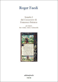 FAE100 • FAEDI - Sonetto 1 - Partitur und 4 Stimmen (V1,V2,