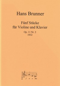 FAE114 • BRUNNER - Fünf Stücke - Score and part