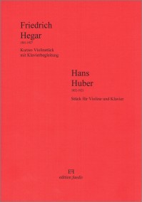 FAE130 • HEGAR - Kurzes Violinstück mit Klavierbegleitung (