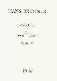 FAE132 • BRUNNER - Zwei Duos (Two duets) - Performance scor