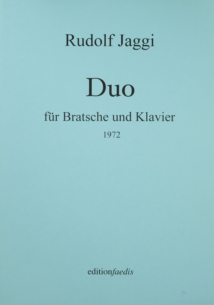 Duo, für Bratsche und Klavier